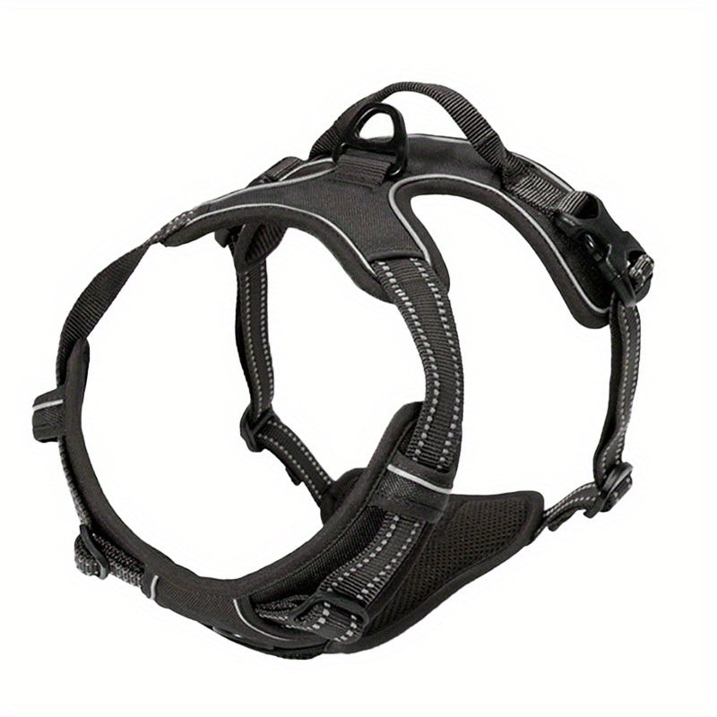 No Pull Dog Harness-Size XL-BLACK