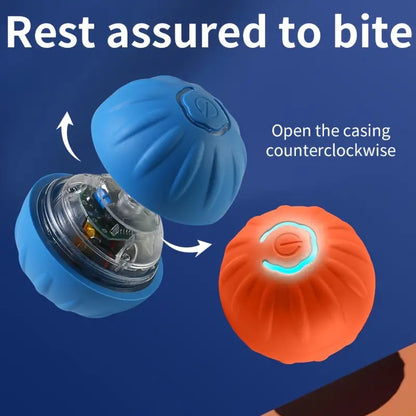 Interactive USB pet ball-Orange
