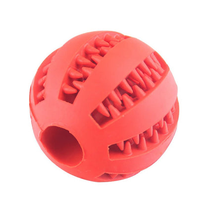 Tooth Cleaning Rubber Treats Ball Toy
