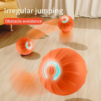 Interactive USB pet ball-Orange