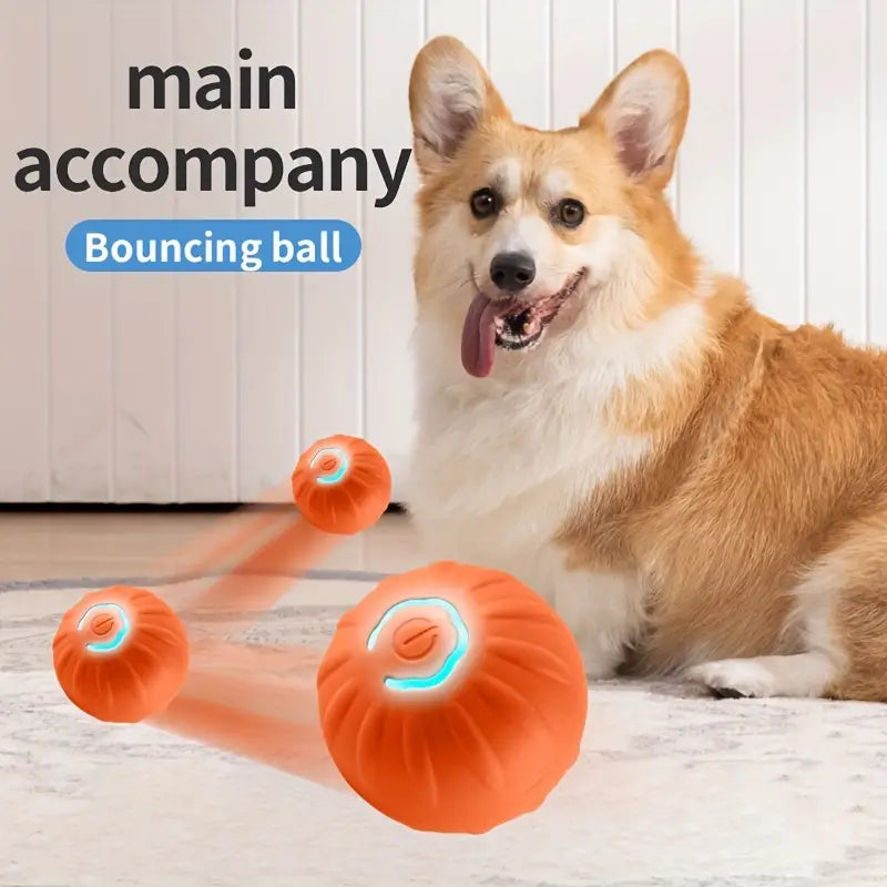 Interactive USB pet ball-Orange